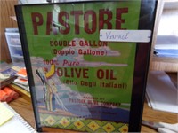 Vintage olive oil labels