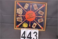 Ante Up Rummy And Chinese Checker Board