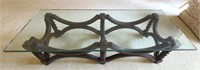 Vintage Heavy 3/4" Glass Coffee Table