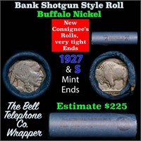 Buffalo Nickel Shotgun Roll in Old Bank Style 'Bel