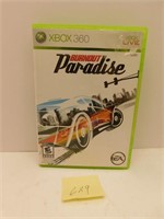 X BOX 360 BURNOUT PARADISE GAME