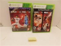 X BOX 360 MLB & NBA GAMES