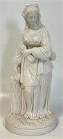 LOVELY FRENCH PARIAN WARE CLASSICAL FIGURE