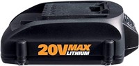 Worx 20-Volt, 2.0 Amp Hour MaxLithium Battery â€“