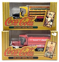 (2) ERTL Die-Cast Coca-Cola Banks