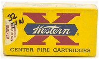 Collectors Box Of 50 Rounds Of Western-X .32 S&W