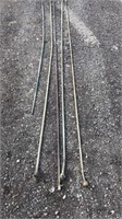 (5) copper coated ground rods