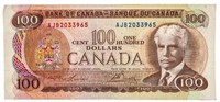 Bank of Canada 1975 $100