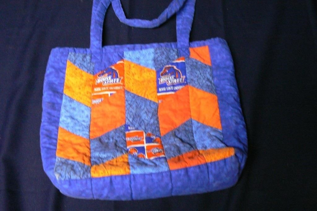 QUILTED BSU BOOK BAG