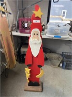 Wood Santa Decoration