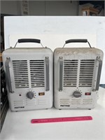 (2) Patton Electric Space Heaters