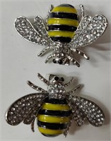 Jewelled Honeybee Scatter Pins