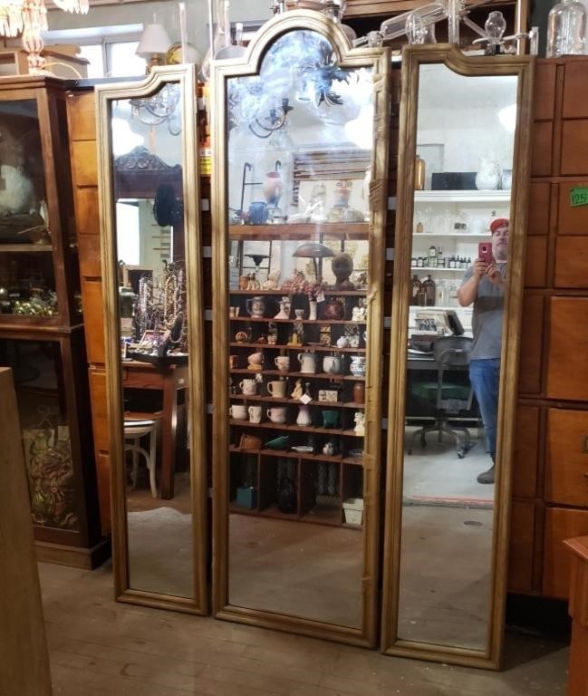 FULL LENGTH TRI-FOLD MIRROR