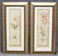 Orchid and Peony Prints / 2 pc