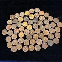 Coins: Lot of Early Lincoln Head Pennies