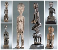 Six West African style figures. 20th century.