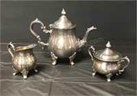 Silver tea set