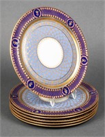 George Jones for Tiffany & Co. Porcelain Plates, 6