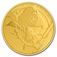 2020 Niue 1 Oz Gold $250 Star Wars Darth Vader Bu