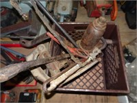 Lot of Misc. Vintage Tools in Crate