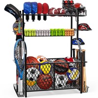 IPOW Large Garage Sports Equipment Storage Organi