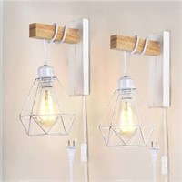 Rustic Plug-in Wall Sconces