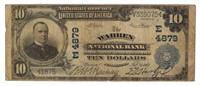 Series 1902 Warren PA $10 Large National Currency