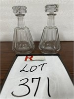 (2) Signed Baccarat Decanters