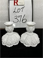 Fenton Candlestick Holders - 4 1/2'" High