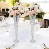 Crystal Wedding Flower Vase for Artificial Flower