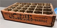 Vintage 1940's-50's Nesbitt's Soda Bottle Crate