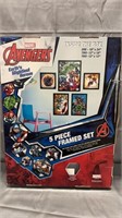 Marvel Avengers 5 piece Framed Set