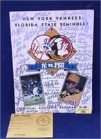 N.Y. vs FL. St. 1985 Game Program & Game Ticket