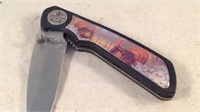 4" American wildlife turkey pocket knife