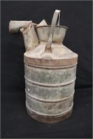 Antique 5 Gallon Oil Can