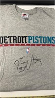 Autographed Detroit Pistons Practice Tee 3X