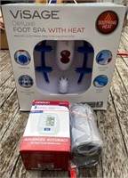 Visage Foot Spa, Blood Pressure Monitor