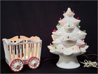 Composite lighted Christmas tree &