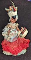 Vintage Mignonette Girl With Basket Doll