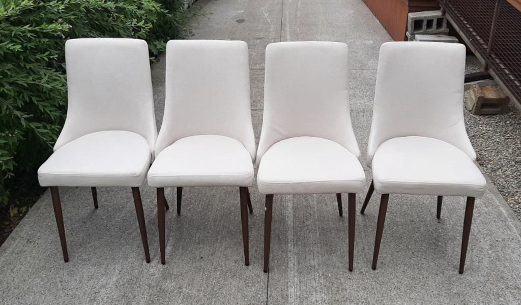 4 modern dining room table chairs