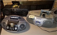 1 RCA Radio/CD Player, 1 Sanyo Radio/CD Player,