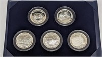 The Bunker Hill Company Silver Medallion Set -1981