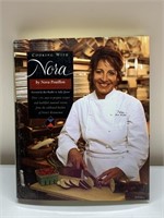 COOKING WITH NORA, SIGNED INSIDE