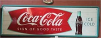Vintage Coca-Cola ice cold metal sign
