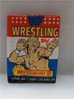 1987 Topps Wrestle Mania III Pack