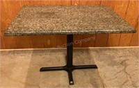 Granite Top Restaurant Quality Table 43”x30”