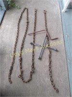 Chains / Lug Wrench / Jack Handle
