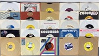 Letter T Mystery Lot Vinyl 45 Singles, set of 25