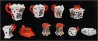 9 Pcs. Royal Bayreuth Devil & Card Porcelain