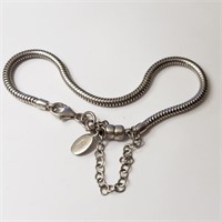 $240 Silver Pandora Style Bracelet
